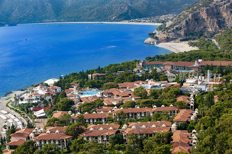 Fethiye Oludeniz湾和度假村